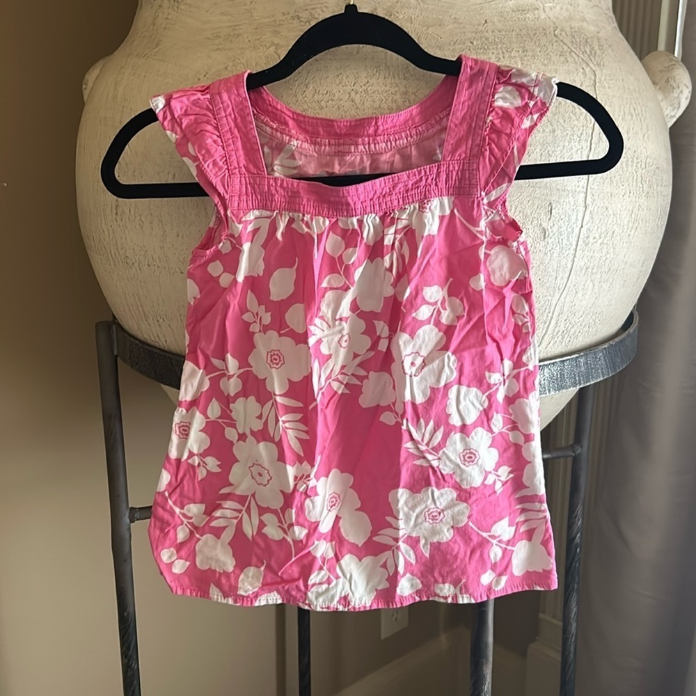 Pink floral top